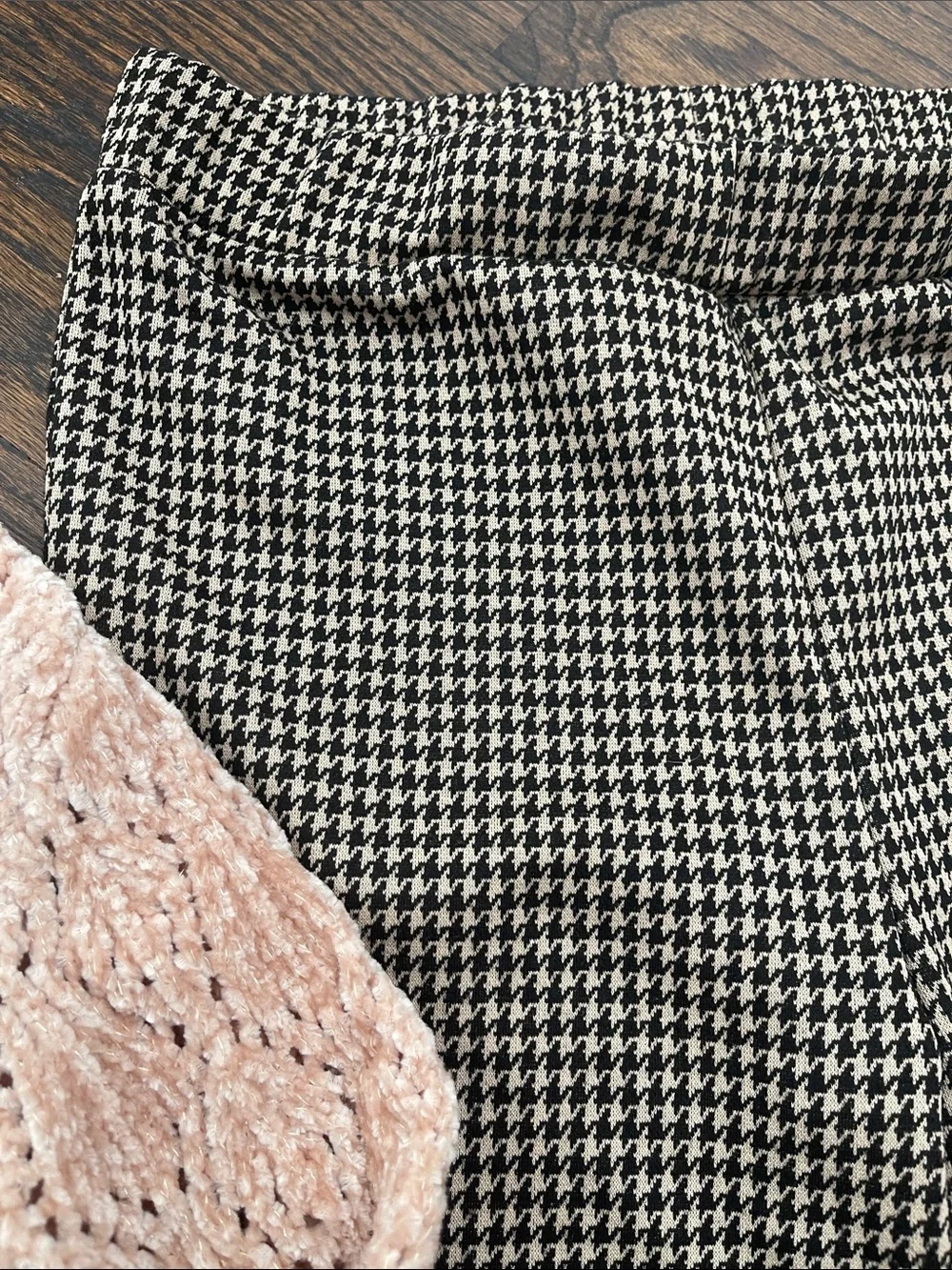 btween Blush Pink Chenille Knit Sweater set